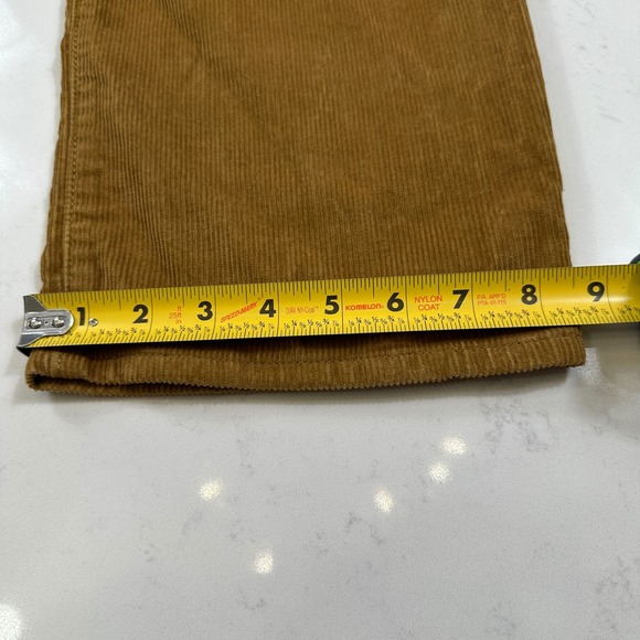 NWT Levis 94 Baggy Corduroy Jeans Womens 30x31 Brown Pants Mid Rise Straight Leg - Picture 8 of 15